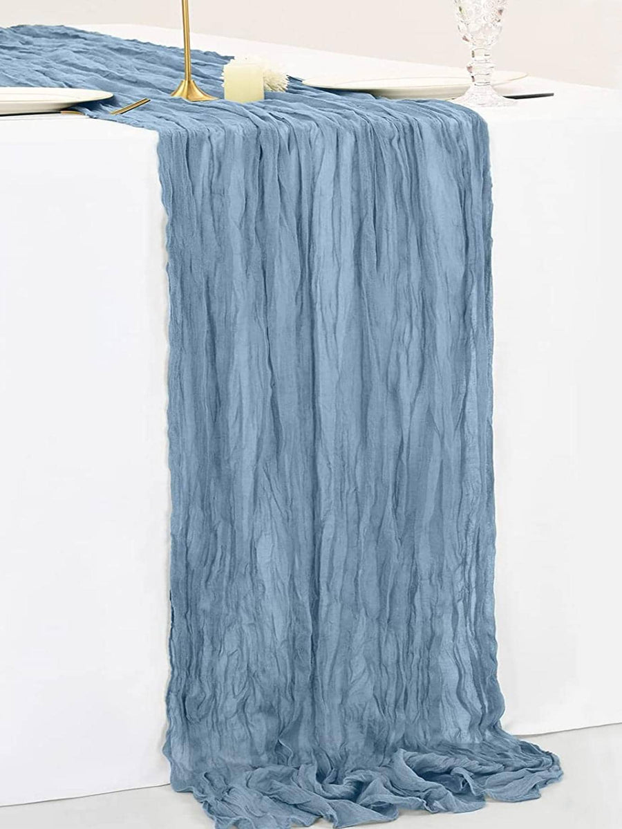 1pc Plain Table Runner, Simple Polyester Kitchen Table Runner For Table Decoration