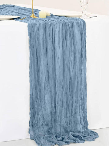 1pc Plain Table Runner, Simple Polyester Kitchen Table Runner For Table Decoration